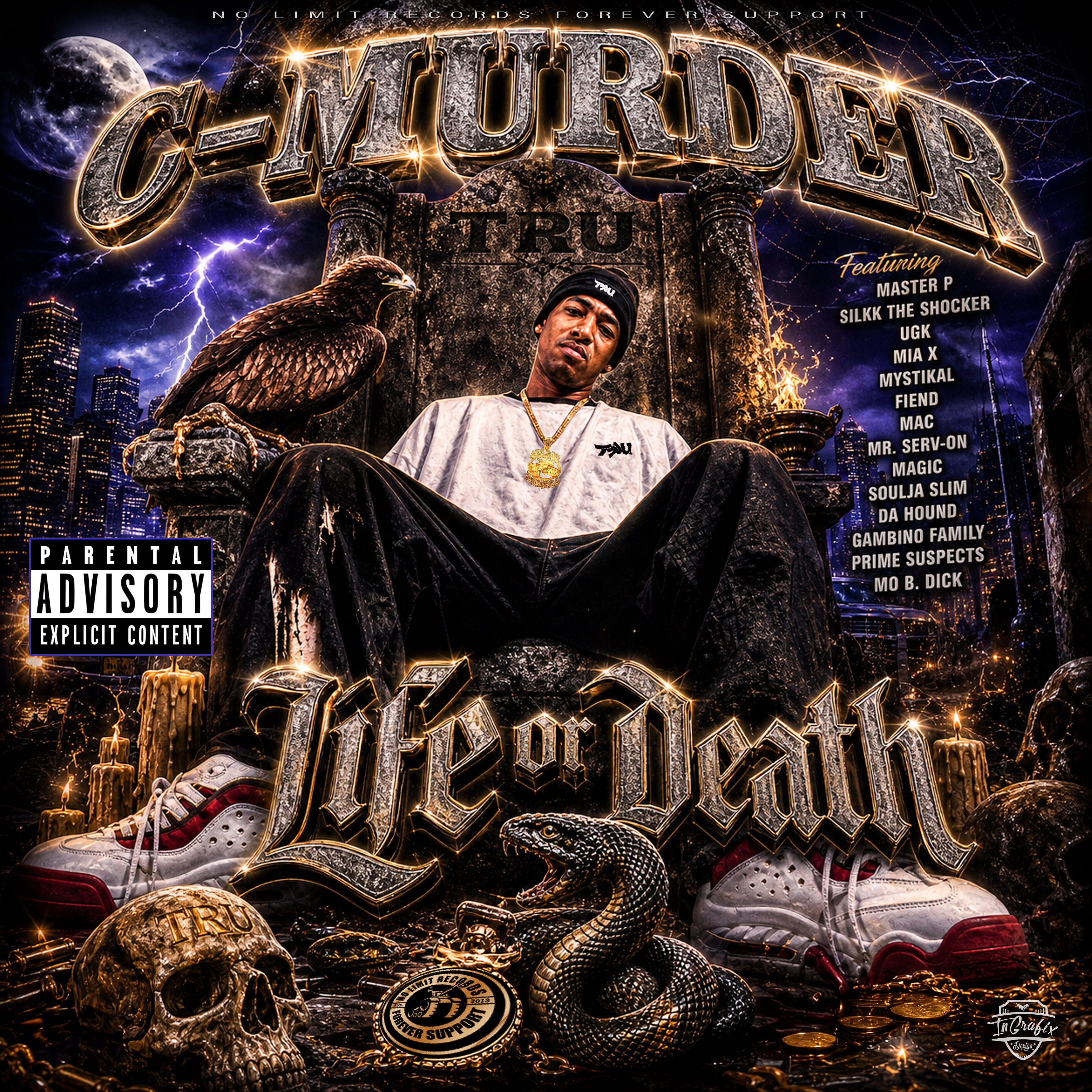 Street Dynasty bling rap cover artwork by InGrafix Design