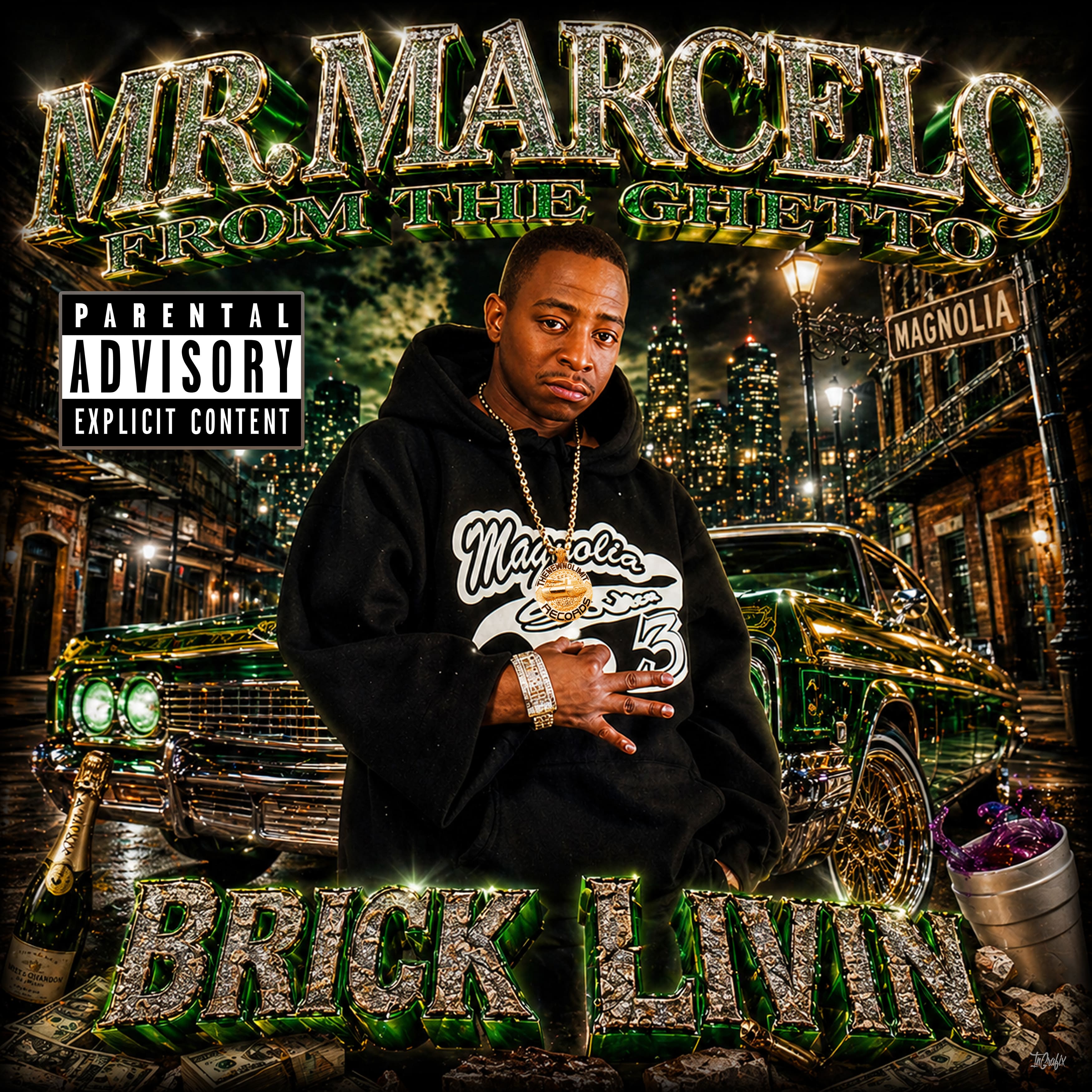 Street Gold cinematic hip-hop artwork by InGrafix Design