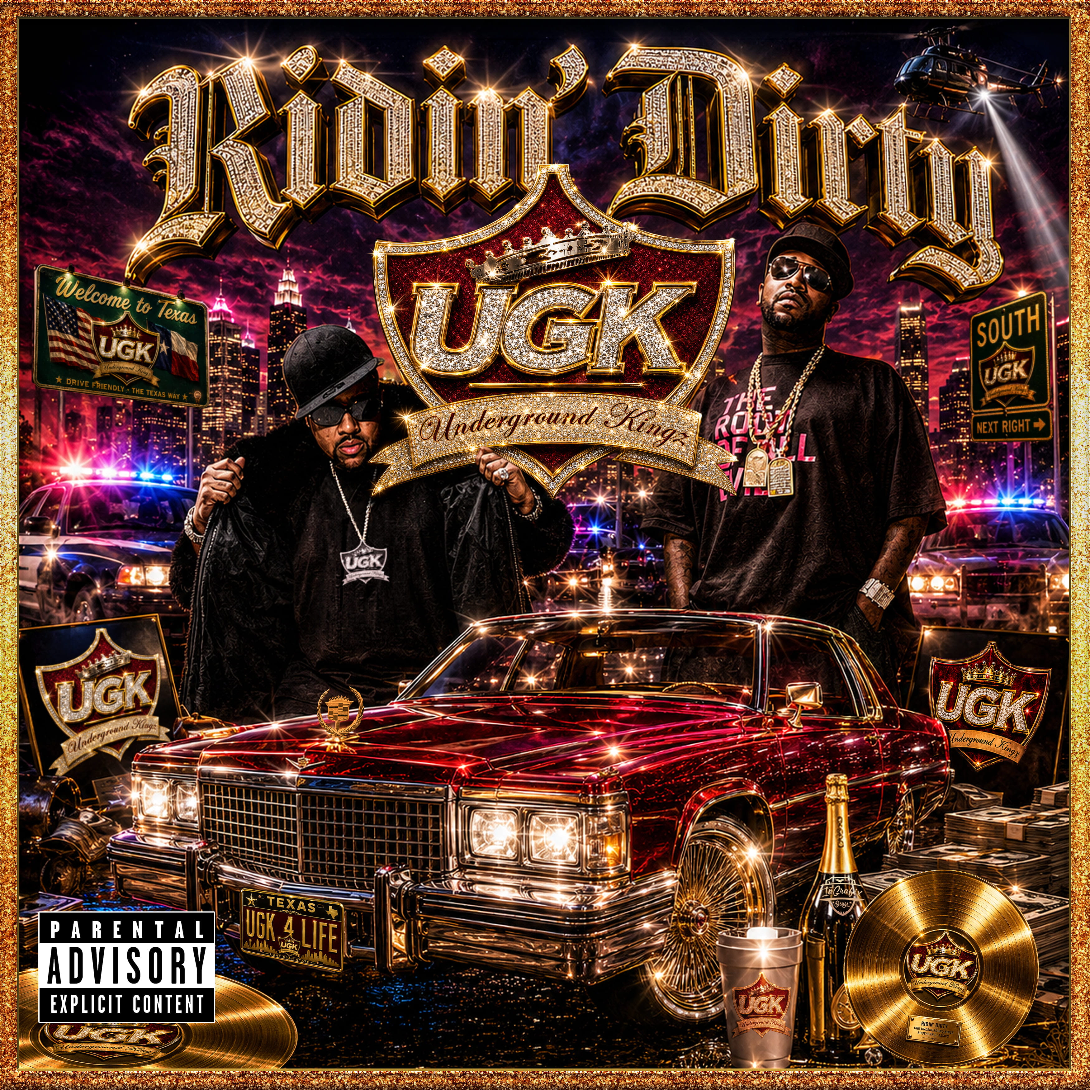 Cash Money era inspired bling cover artwork by InGrafix Design