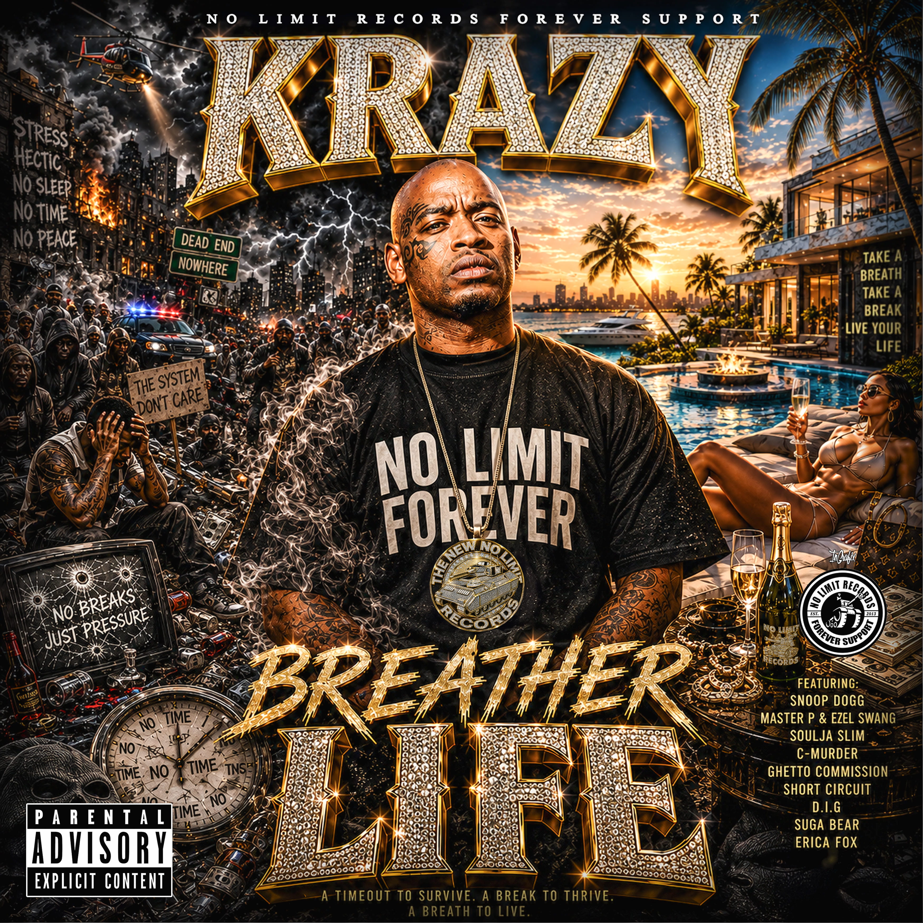 Golden Era bling hip-hop cover artwork by InGrafix Design