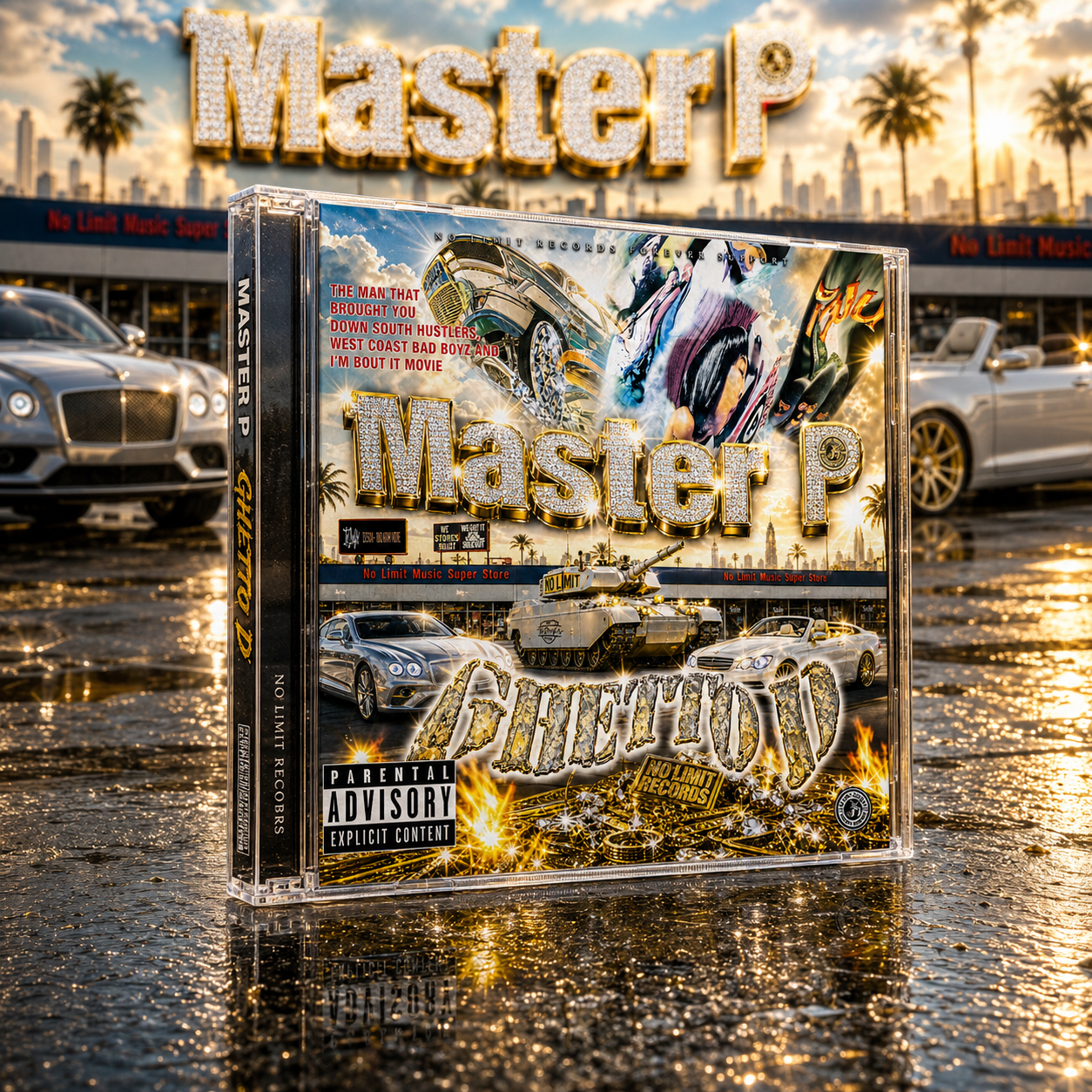 Creative No Limit CD showcase artwork by InGrafix Design