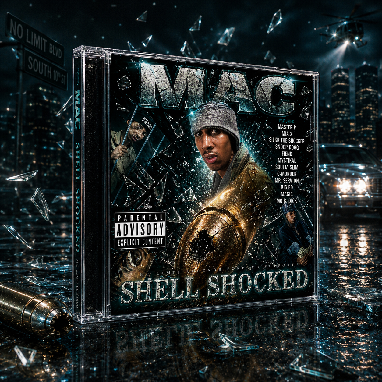 No Limit Legacy inspired CD showcase artwork by InGrafix Design
