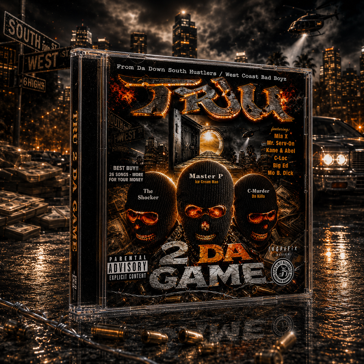 Luxury Motion CD presentation artwork by InGrafix Design