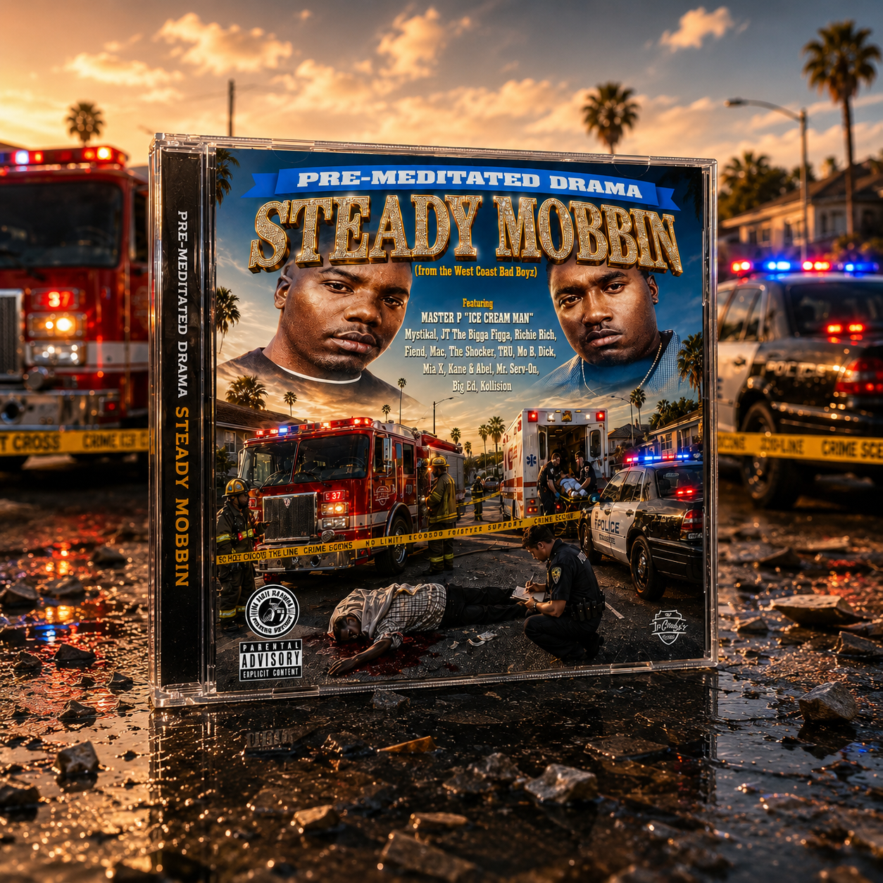 Southern Rap CD showcase artwork by InGrafix Design