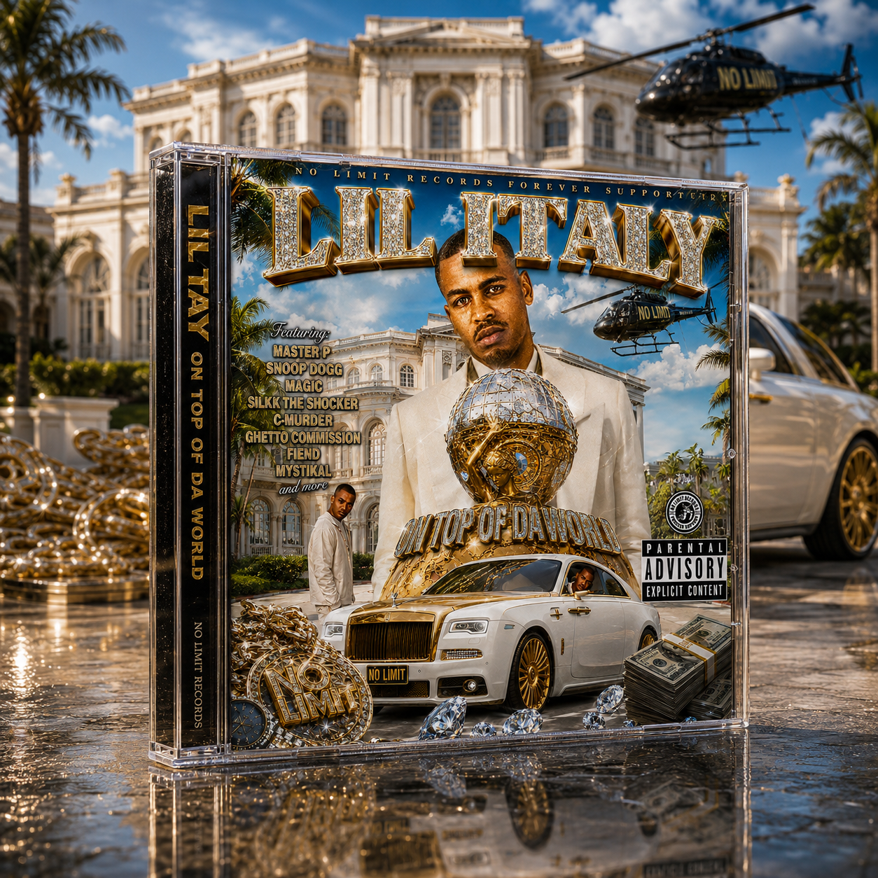 Street King CD showcase artwork by InGrafix Design