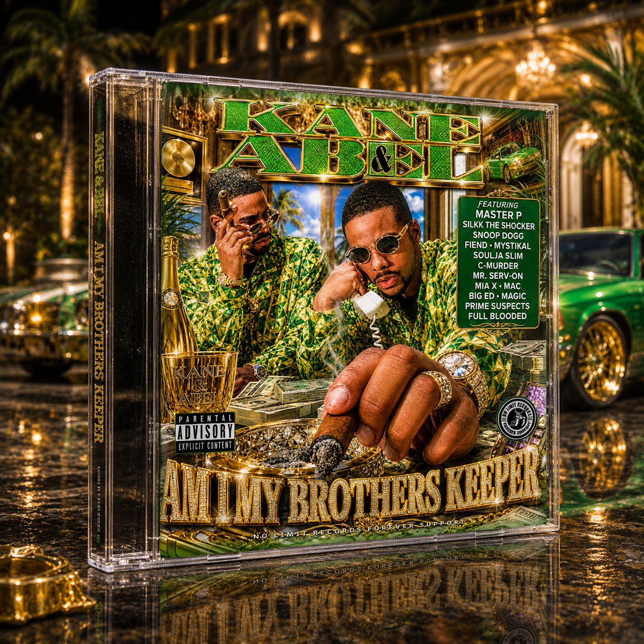 Luxury Hustle CD presentation artwork by InGrafix Design