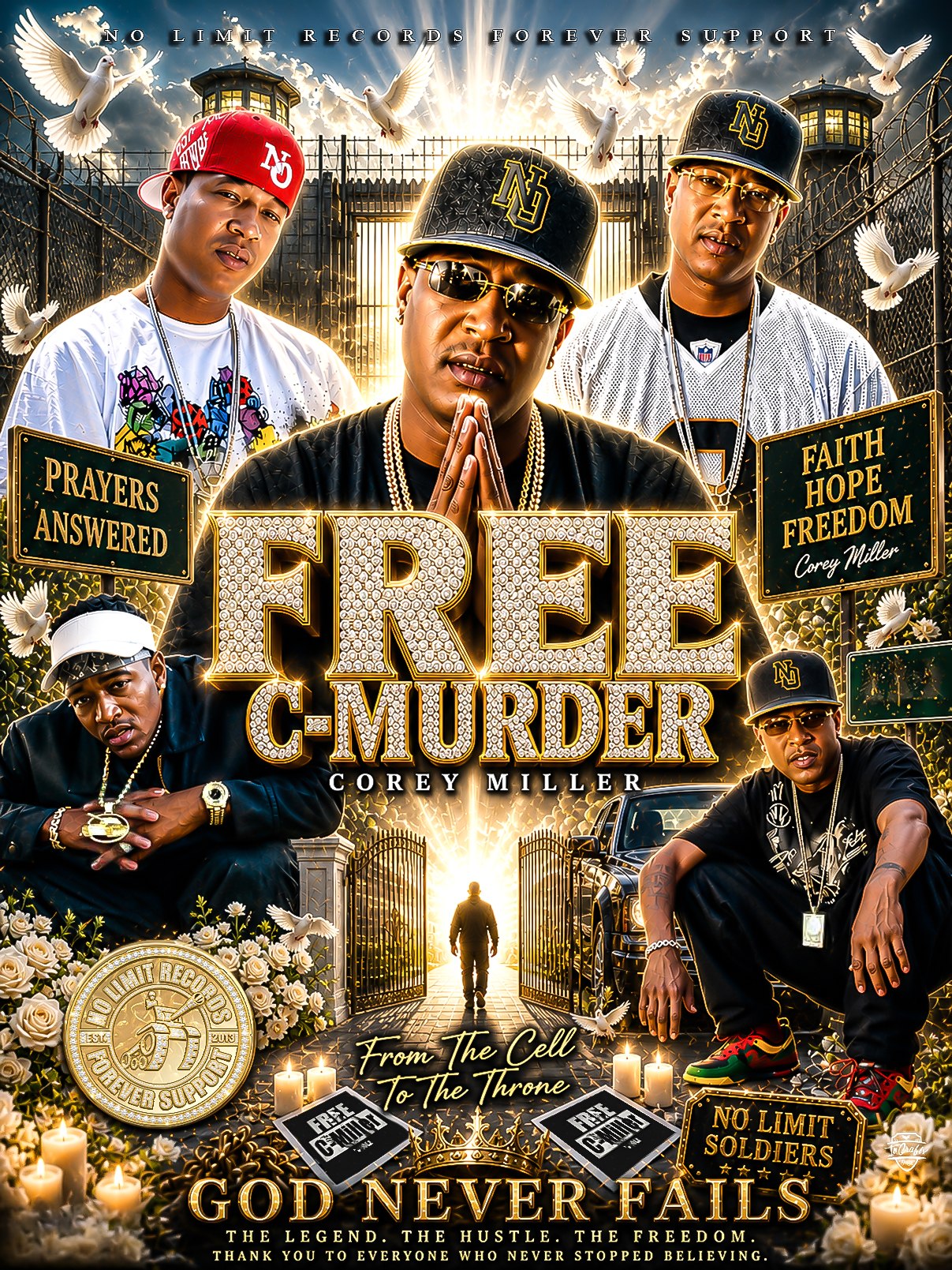 Luxury Motion hip-hop promotional artwork by InGrafix Design