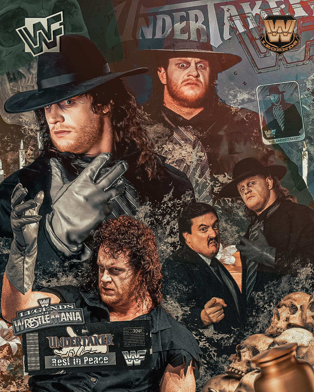 Dark Wrestling poster artwork by InGrafix Design