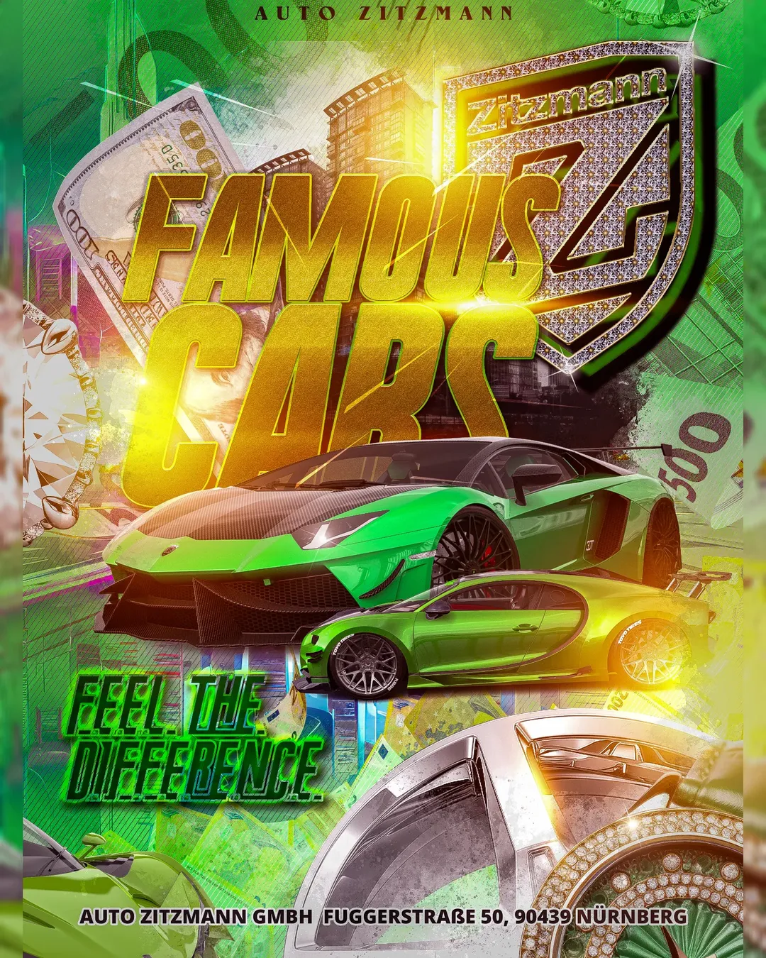 Diamond Era Car flyer artwork by InGrafix Design
