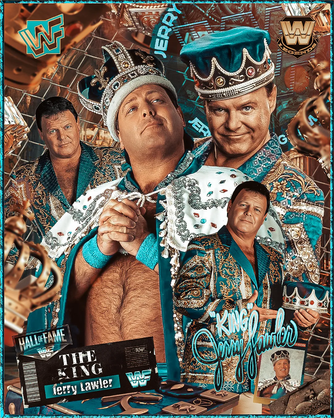 Visual Wrestling Legacy poster artwork by InGrafix Design