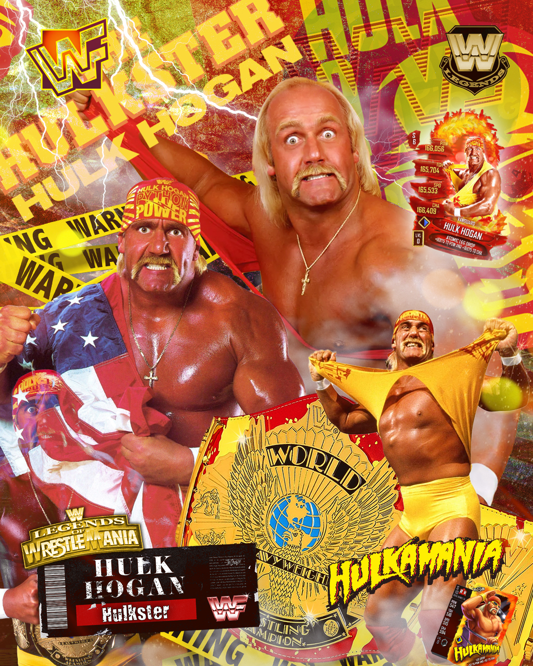 Visual Legacy Wrestling promotional artwork by InGrafix Design