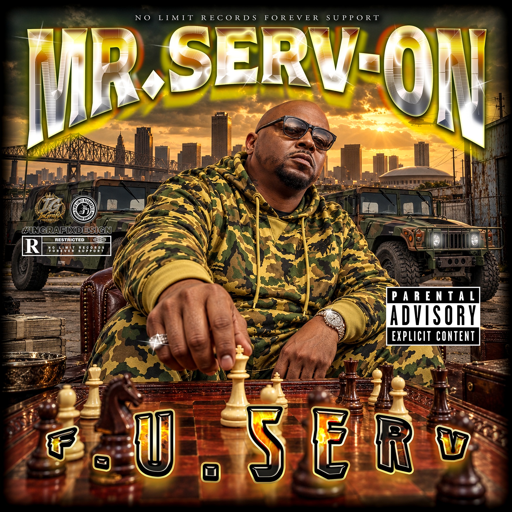 Luxury Lifestyle Southern Rap artwork by InGrafix Design