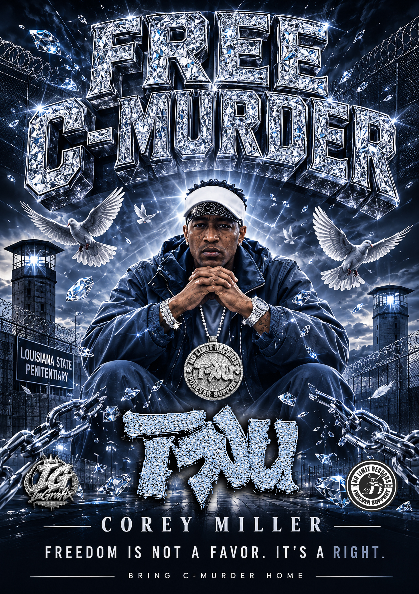 Hip-hop flyer and poster artwork by InGrafix Design